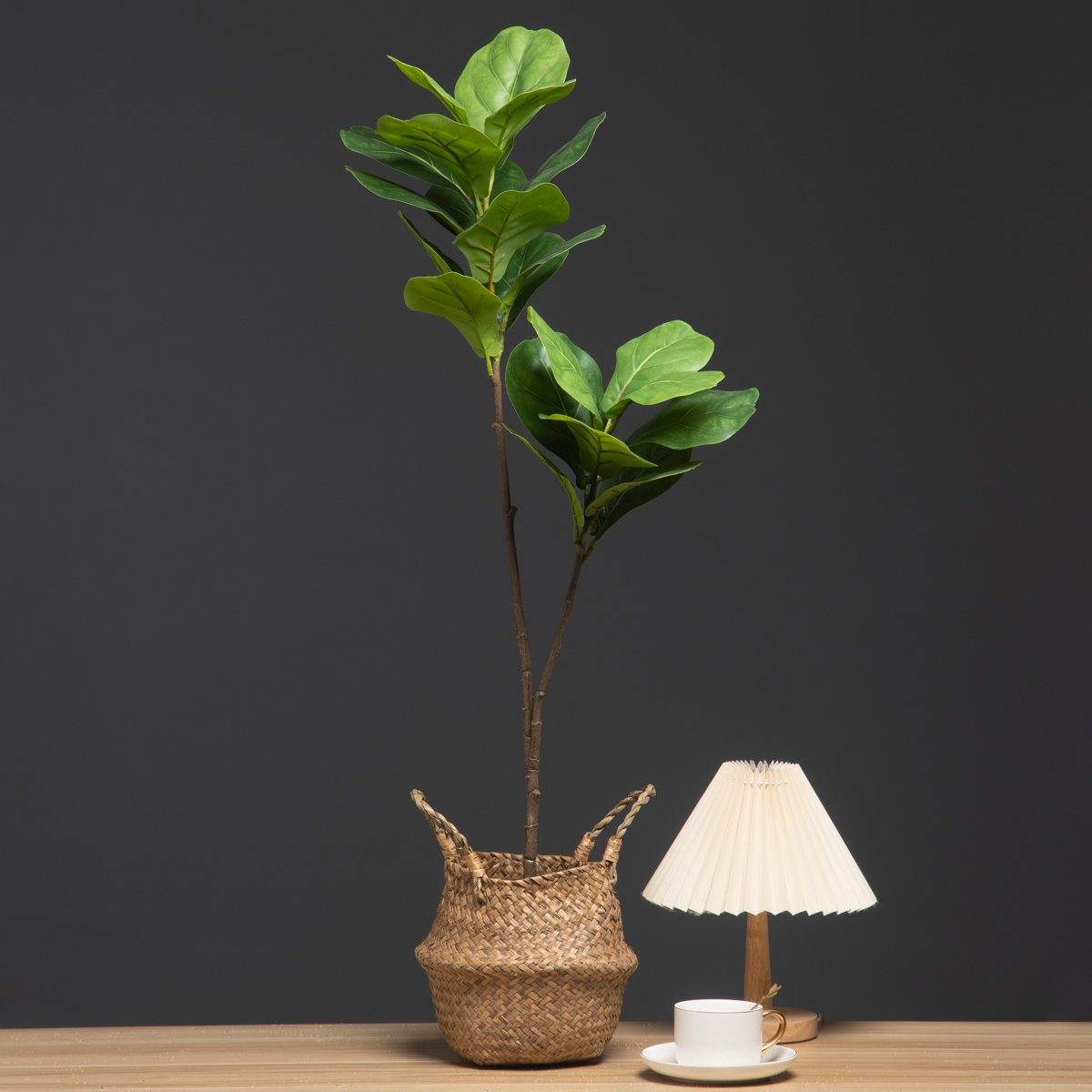 Rubber Plant Ficus - 103cm/132cm Artificial Ficus Tree Branch Large