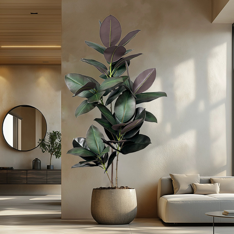 70-150cm Artificial Ficus Tree - Rubber Plant Ficus recension och pris