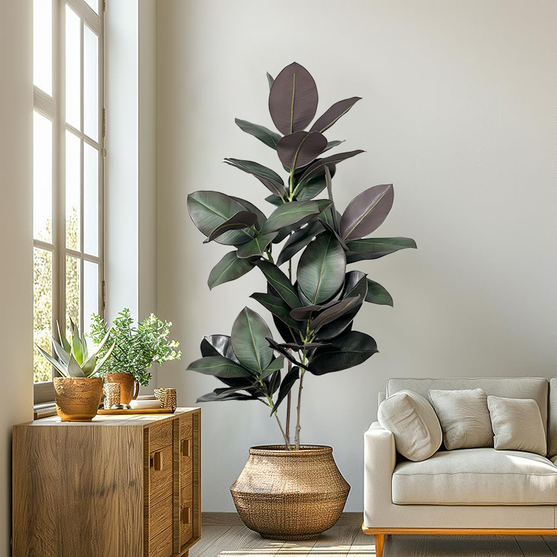 70-150cm Artificial Ficus Tree - Rubber Plant Ficus recension och pris
