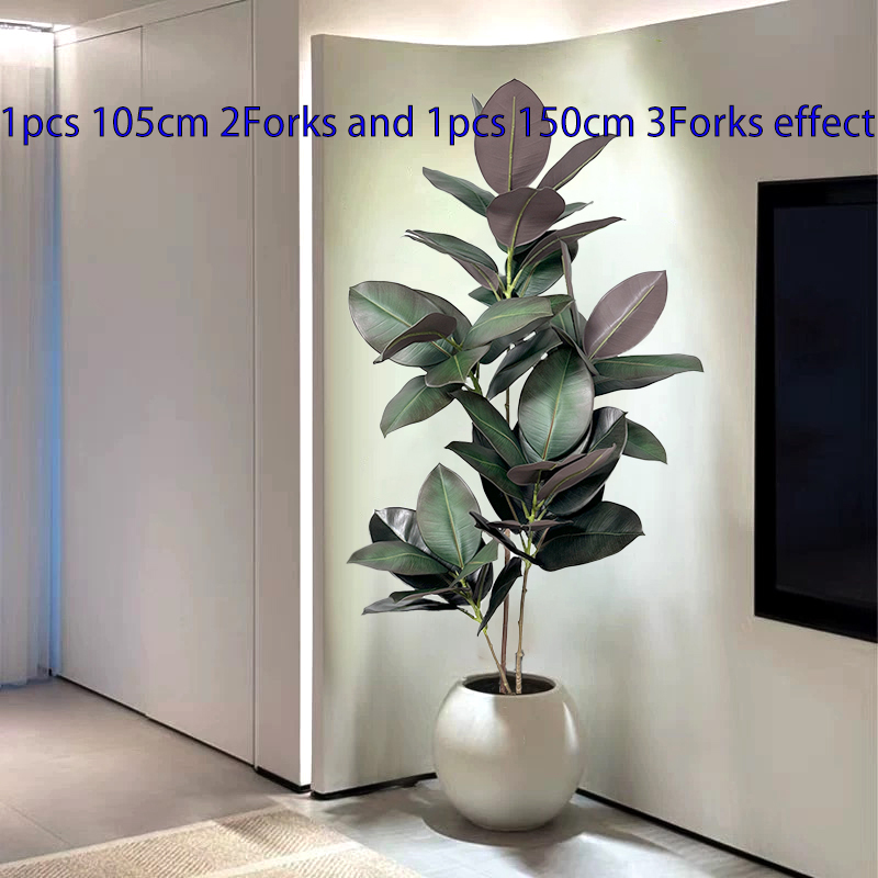70-150cm Artificial Ficus Tree - Rubber Plant Ficus recension och pris