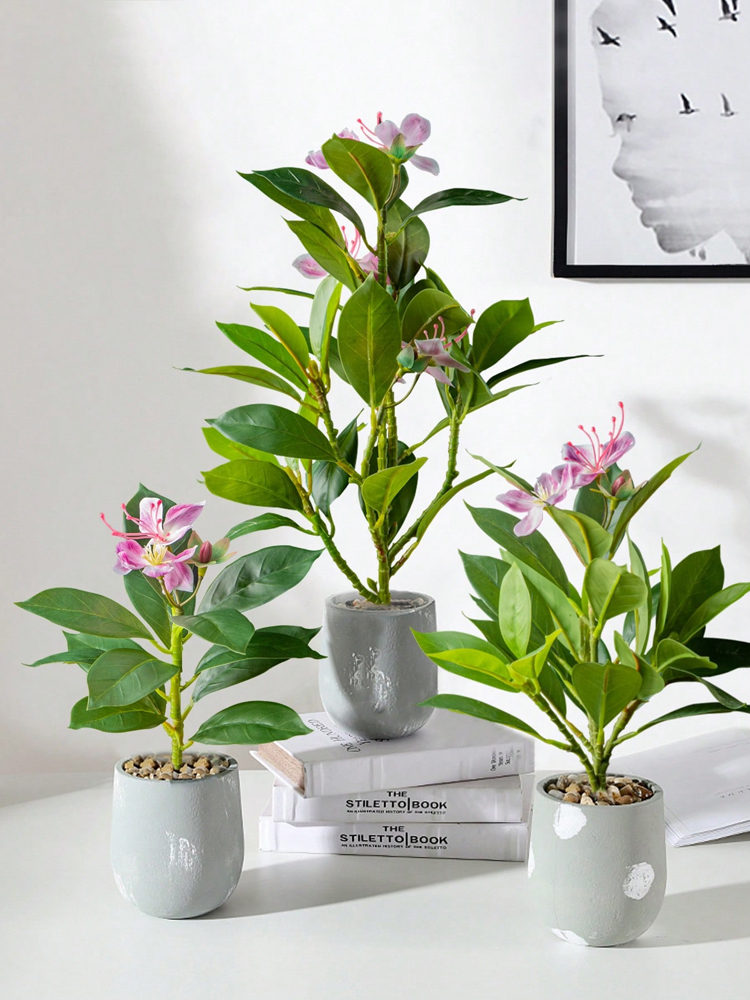 21-40cm Artificial Azaleas Pla - Rubber Plant Ficus recension och pris