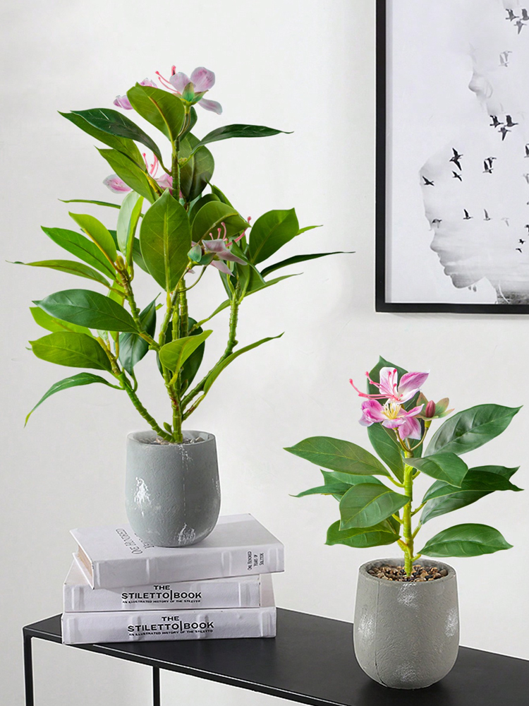 21-40cm Artificial Azaleas Pla - Rubber Plant Ficus recension och pris