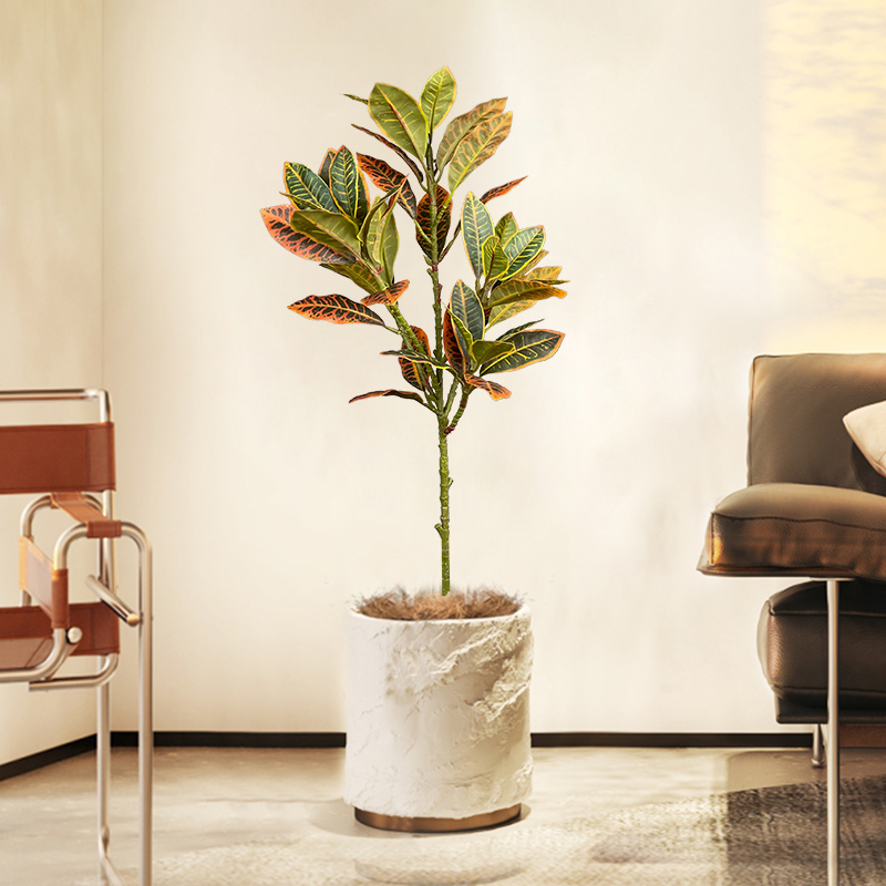 120cm Large Fake Ficus Tree Ar - Rubber Plant Ficus recension och pris