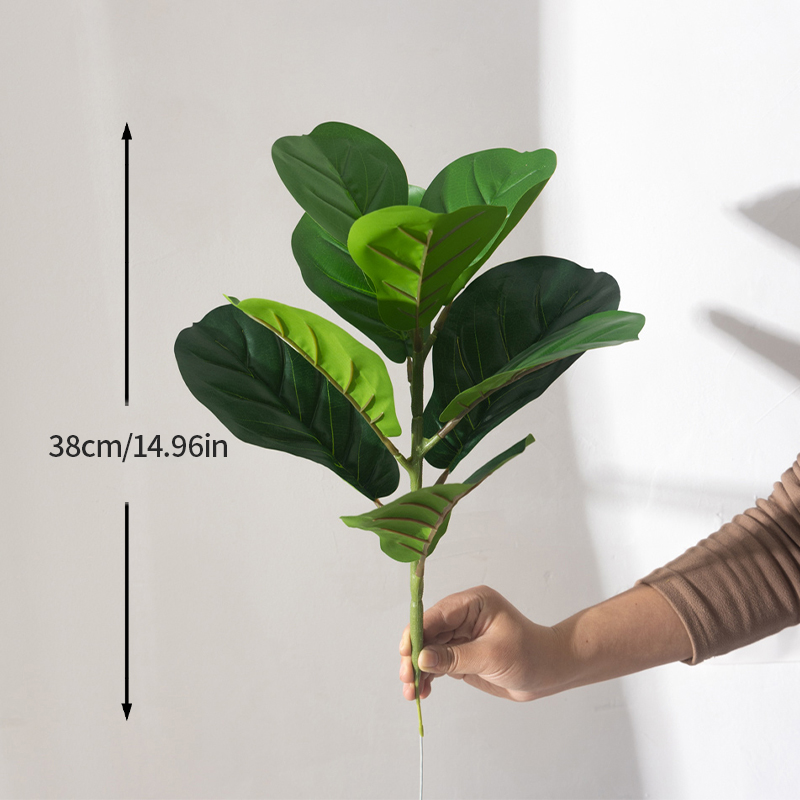 38cm Fake Ficus Tree Artificia - Rubber Plant Ficus recension och pris