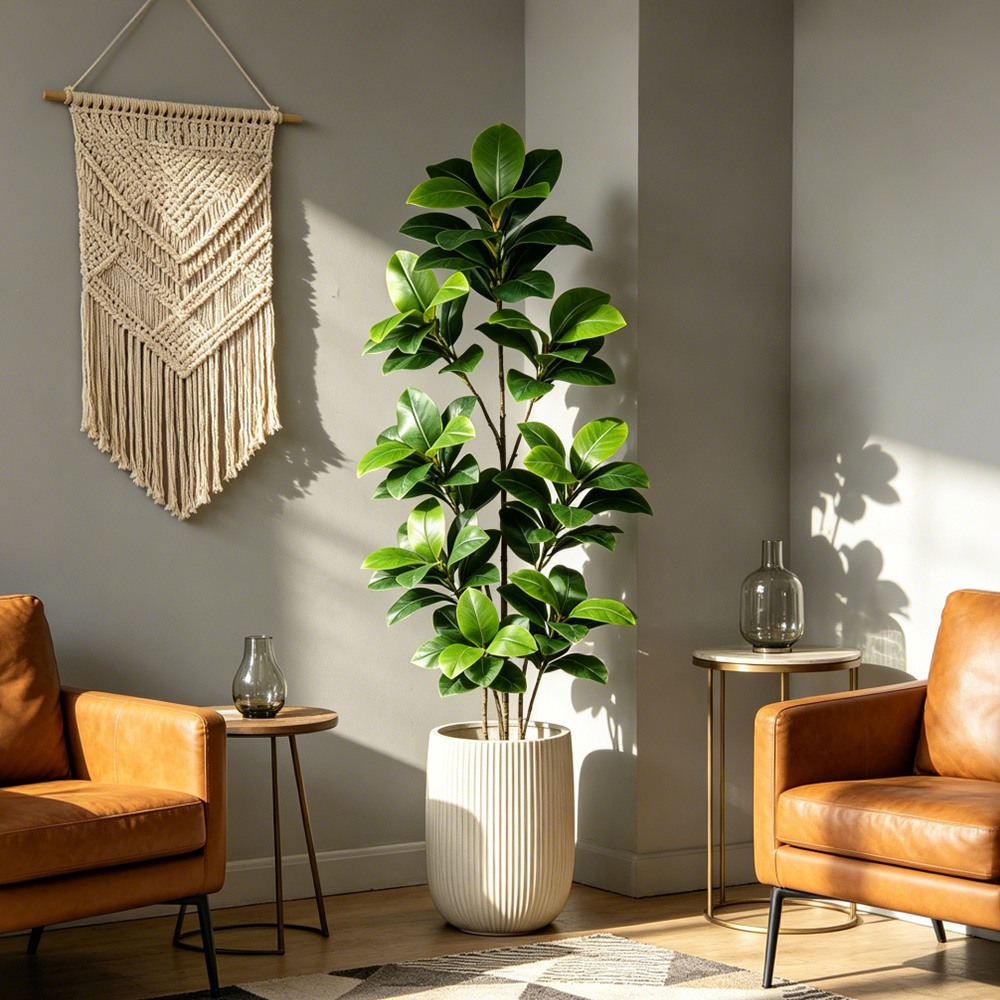 74-140cm Large Artificial Bany - Rubber Plant Ficus recension och pris